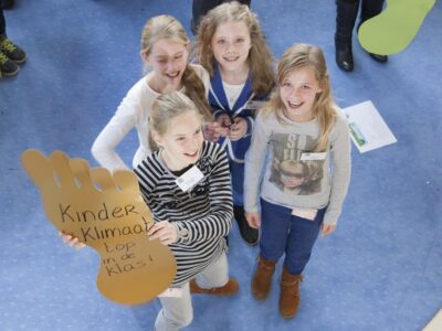 Leerlingen krijgen podium voor ideeën tijdens Kinderklimaattop