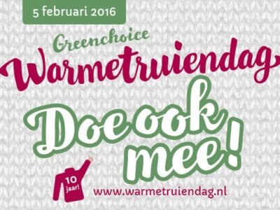 Meld je nu aan voor de tiende verjaardag van de Greenchoice Warmetruiendag!