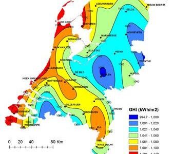 Zonnig 2014: 4% meer zonnestroomopbrengst