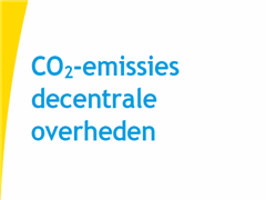 Onderliggend rapport 2019: CO<sub>2</sub>-emissies decentrale overheden