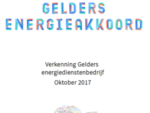 ESCo-verkenning Gelders Energieakkoord