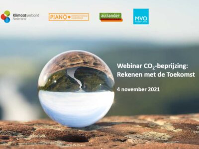 Webinar CO<sub>2</sub>-beprijzing 4 november