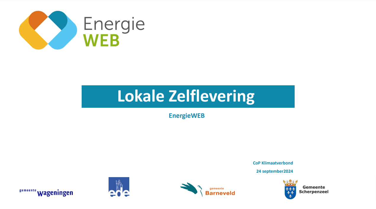 Presentatie energieweb